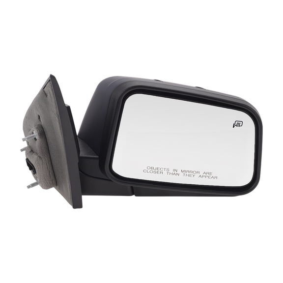 Unique Bargains 6 Pins Right Passenger Side Door Mirror Replacement for Ford Edge 08-10 Side View Mirror Assembly Power Heated Manual Folding Primer Gray No.FO1321469