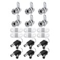 thumbnail image 1 of Unique Bargains 6 Set Cam Lock RV Storage Locks Keyed Alike 5/8" Cylinder Fits on 3/8" Max Door Thick with 12 Keys, 1 of 6