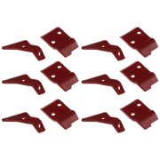 Unique Bargains 6 Set Tire Changer Insert Tire Demount Head Tire Machine Guard Wheel Protector Red 1.65"x1.02"x0.39"