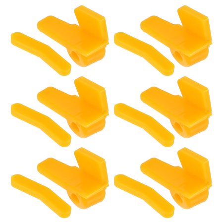 Unique Bargains 6 Set Tire Changer Insert Tire Demount Head Tire Machine Guard Wheel Side Protector 1.65"x0.63"x1.06"