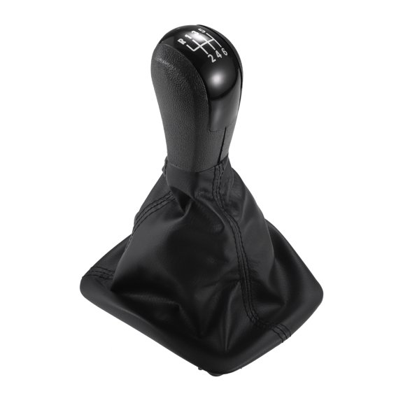Unique Bargains 6 Speed Manual Gear Shift Knob with Gaiter Boot for Skoda Octavia II 1Z from 2004 Onwards
