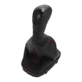 thumbnail image 1 of Unique Bargains 6 Speed Manual Gear Shifter Knob with Cover for Mercedes-Benz W203 S203 2000-2007 Plastic Faux Leather Gearbox Stick Shifter Lever Knob Black Red, 1 of 7
