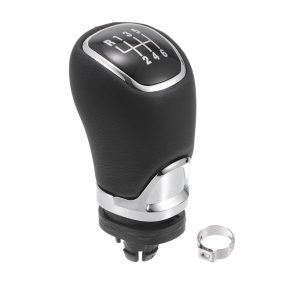 Unique Bargains 6 Speed Manual Gear Shifter Knob - Stick Shifter Lever Knob - for Skoda Octavia II Faux Leather 1 Pc