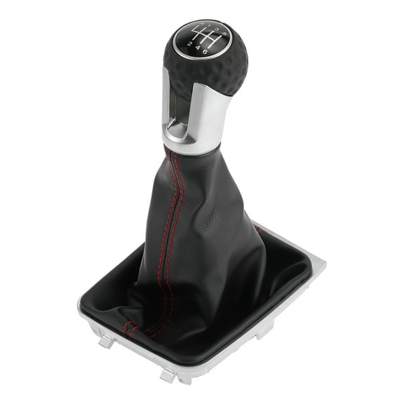 Unique Bargains 6 Speed Manual Gear Shifter Knob W/ Cover - Stick Shifter Knob - for VW Golf VII 2.0L 2012/11-2020/08 Plastic 1 Pc