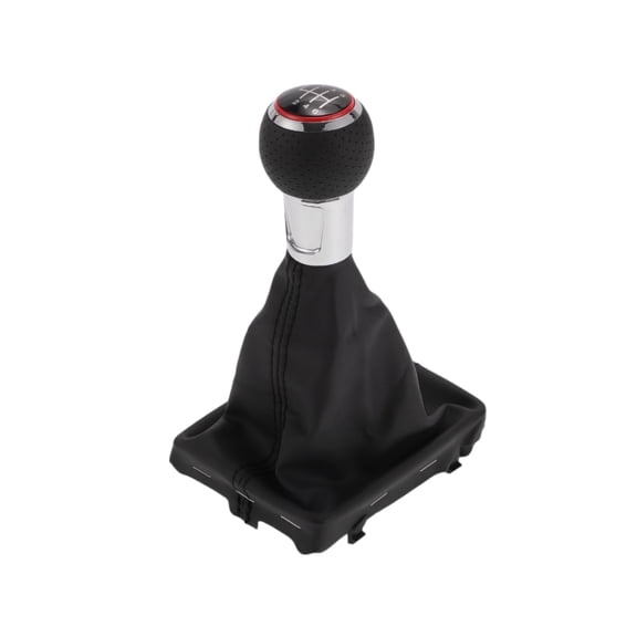 Unique Bargains 6 Speed Manual Gear Shifter Knob with Cover - Stick Shifter Knob - for Audi A3 2010-2013 Plastic 1 Pc