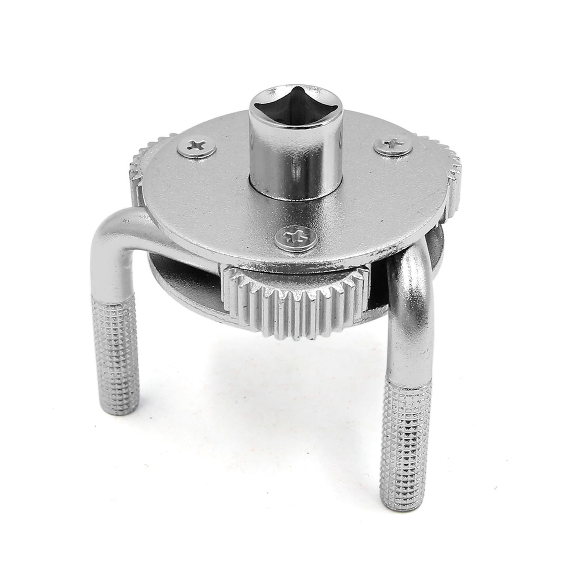 Unique Bargains 60-105mm 2 Way 3 Jaw Oil Filter Wrench Remover Tool Silver Tone