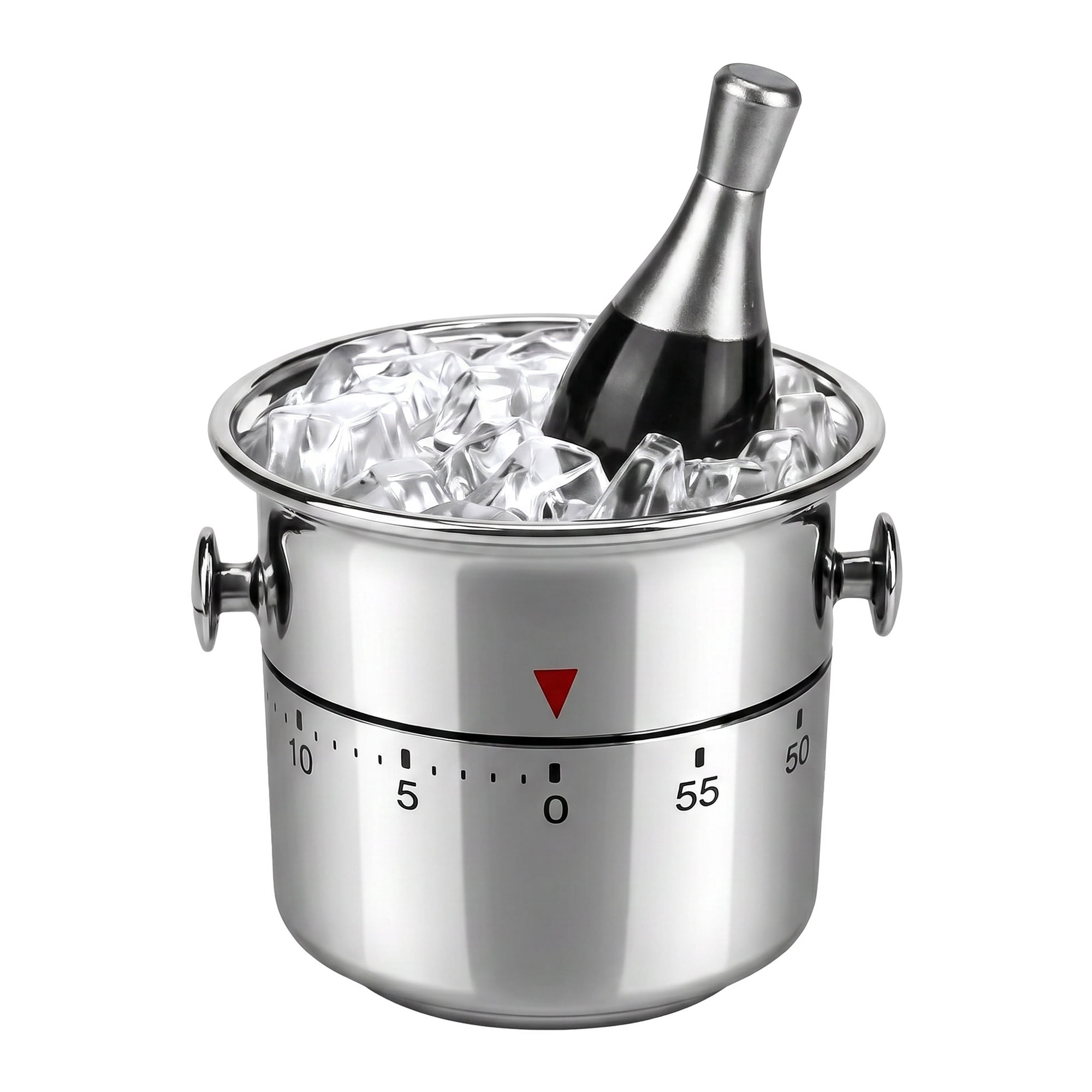 Unique Bargains 60 Minute Digital Visual Timer for Students and Adults Wine Barrel