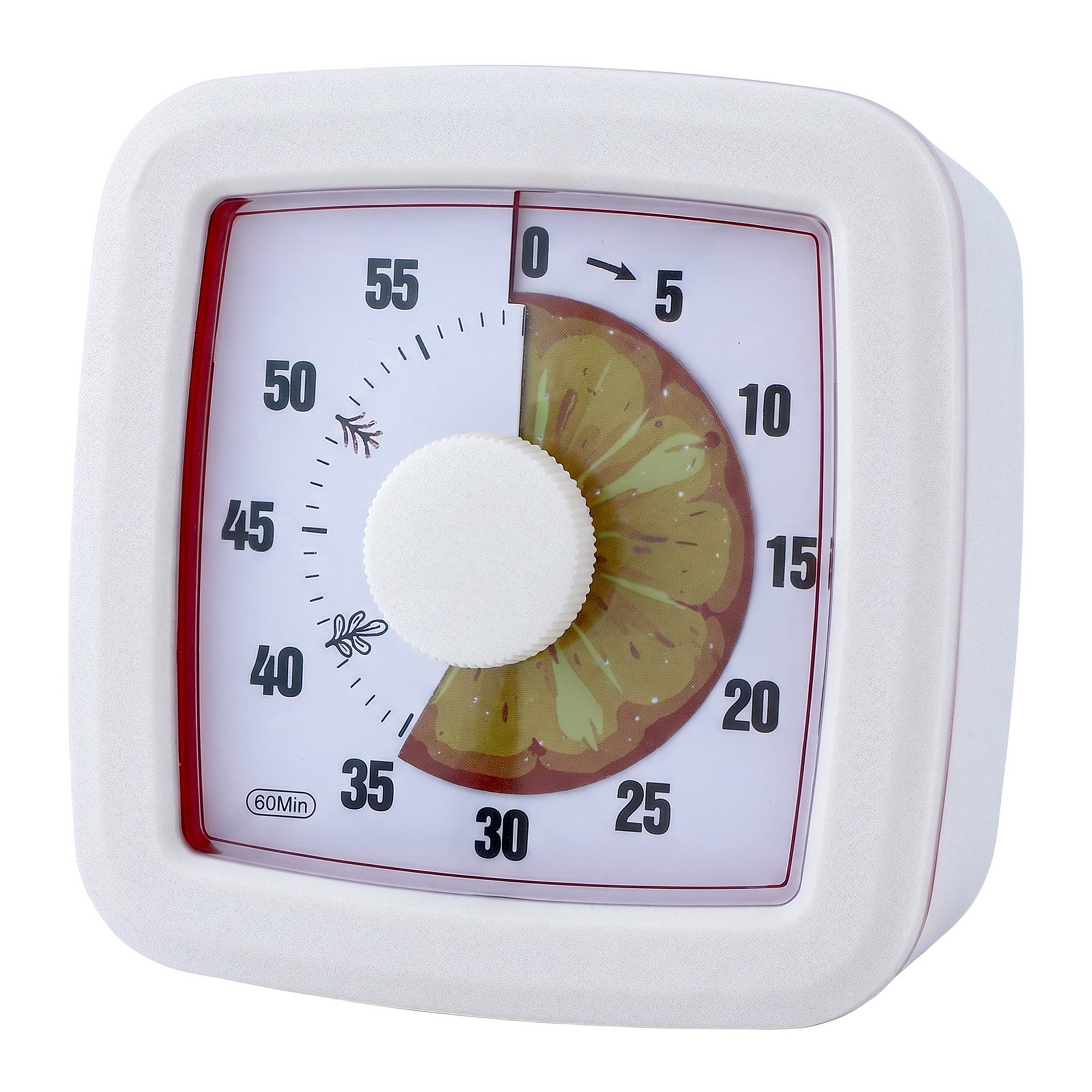 Unique Bargains 60 Minute Digital Visual Timer with Loud Alarm for Studying White A