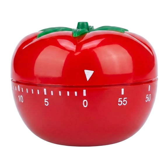 Unique Bargains 60 Minute Kitchen Digital Visual Timer for Students Tomato