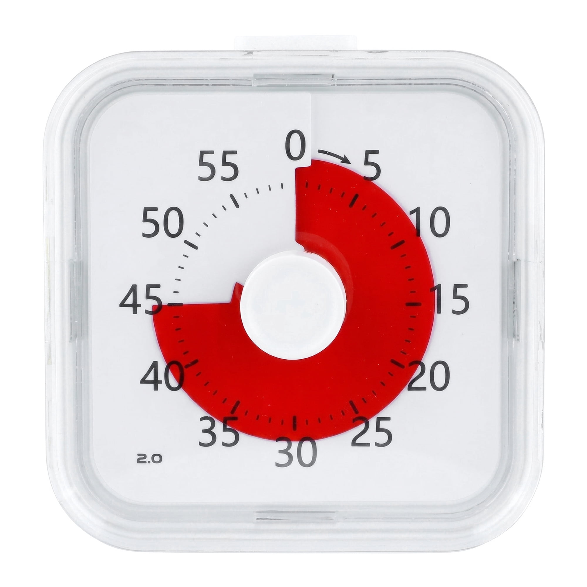 Unique Bargains 60 Minute Kitchen Digital Visual Timer for Studying White