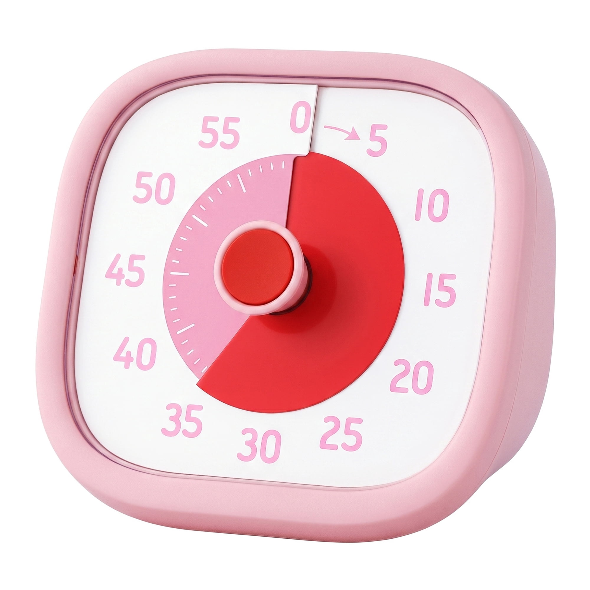 Unique Bargains 60 Minute Kitchen Digital Visual Timer with Loud Alarm Pink