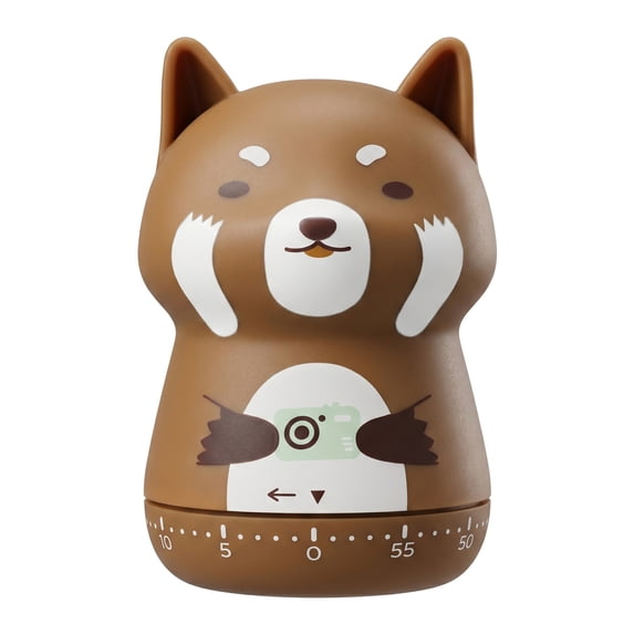Unique Bargains 60 Minute Kitchen Durable Digital Visual Timer Red Panda