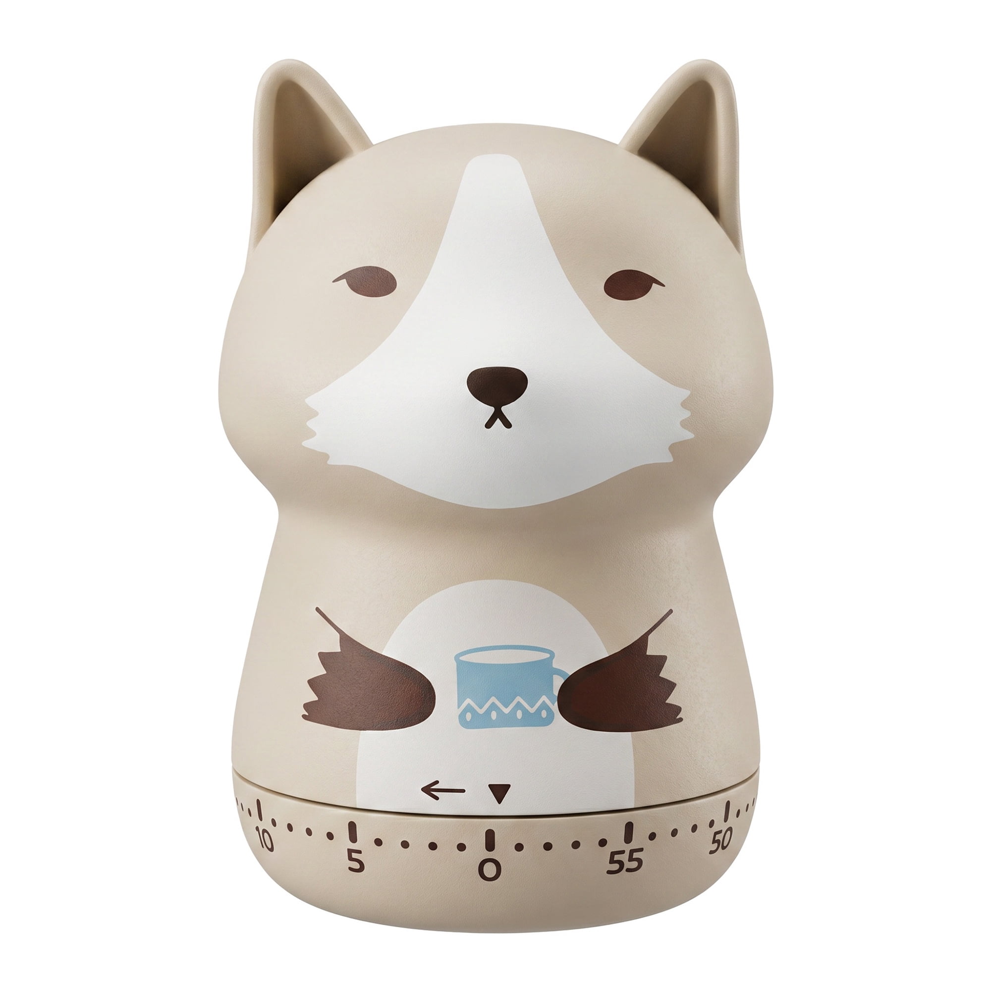 Unique Bargains 60 Minute Kitchen Durable Digital Visual Timer Snow Wolf