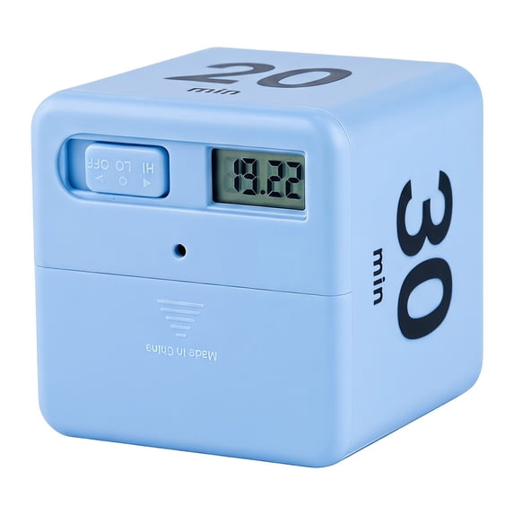 Unique Bargains 60 Minute Kitchen Timer, Digital Visual Timer for Students and Adults Blue