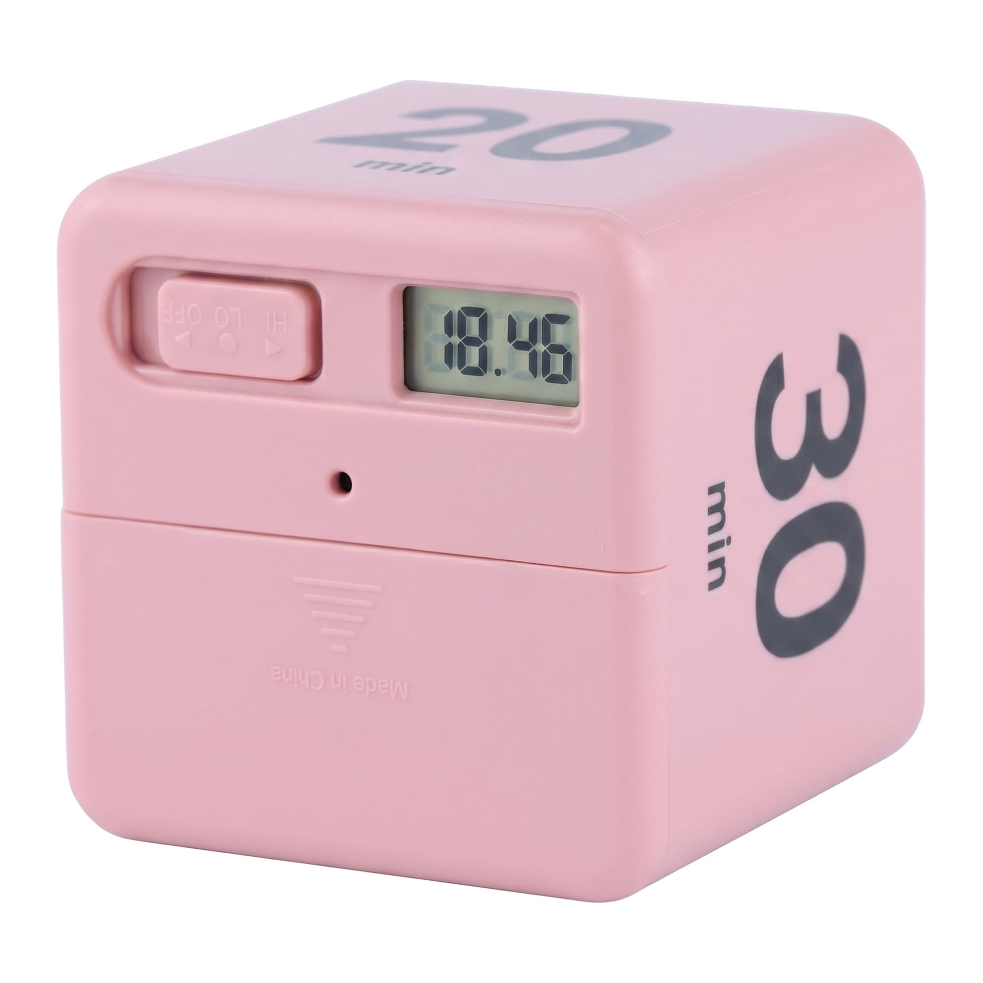 Unique Bargains 60 Minute Kitchen Timer, Digital Visual Timer for Students and Adults Pink