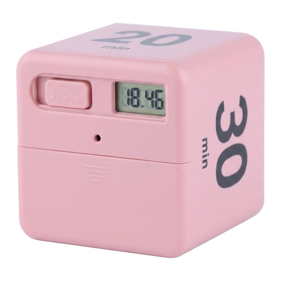Unique Bargains 60 Minute Kitchen Timer, Digital Visual Timer for Students and Adults Pink