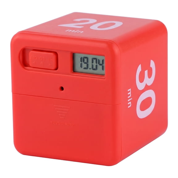 Unique Bargains 60 Minute Kitchen Timer, Digital Visual Timer for Students and Adults Red