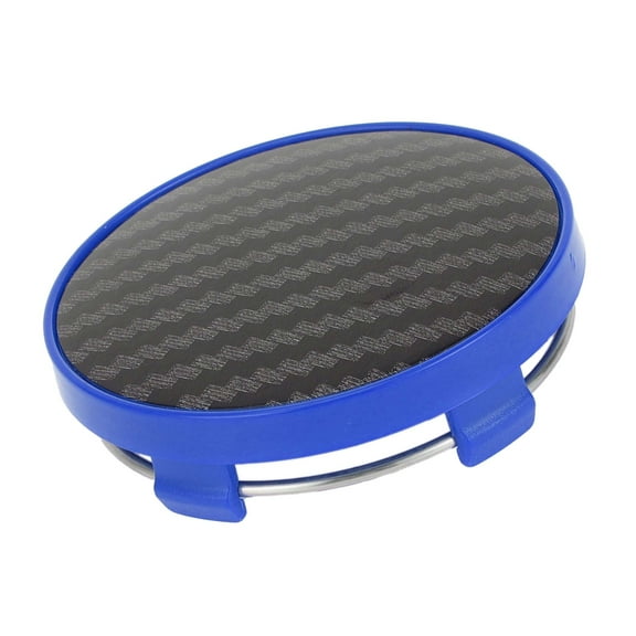 Unique Bargains 60 mm 2.36" Carbon Fiber Pattern Blue Black Wheel Hub Center Caps Wheel Hub Caps Covers Protectors