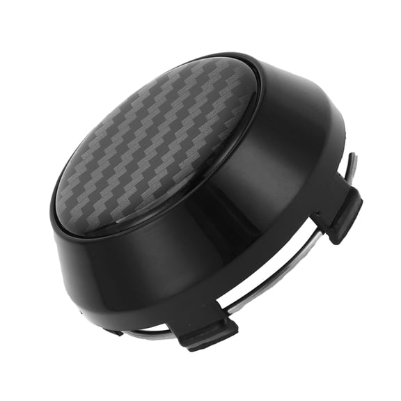 Unique Bargains 60 mm 2.36" OD Universal Car Wheel Hub Center Caps Auto Hub Covers Rustproof Carbon Fiber Pattern Black