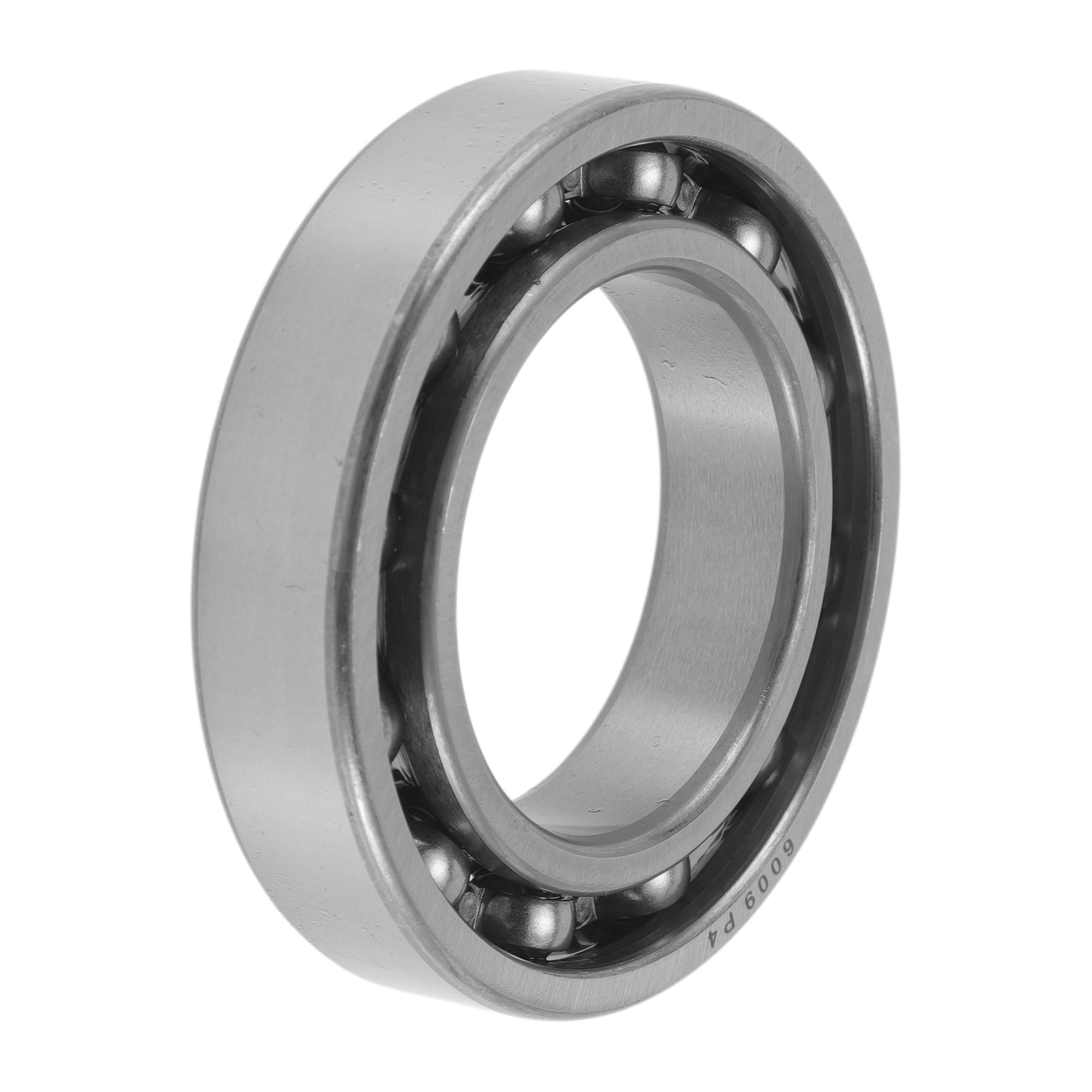 Unique Bargains 6009 Deep Groove Ball Bearings 45x75x16mm P4 Open Type Lubricated Bearings 1 Pc Car Scooter Skateboard Wheel Universal Silver Tone