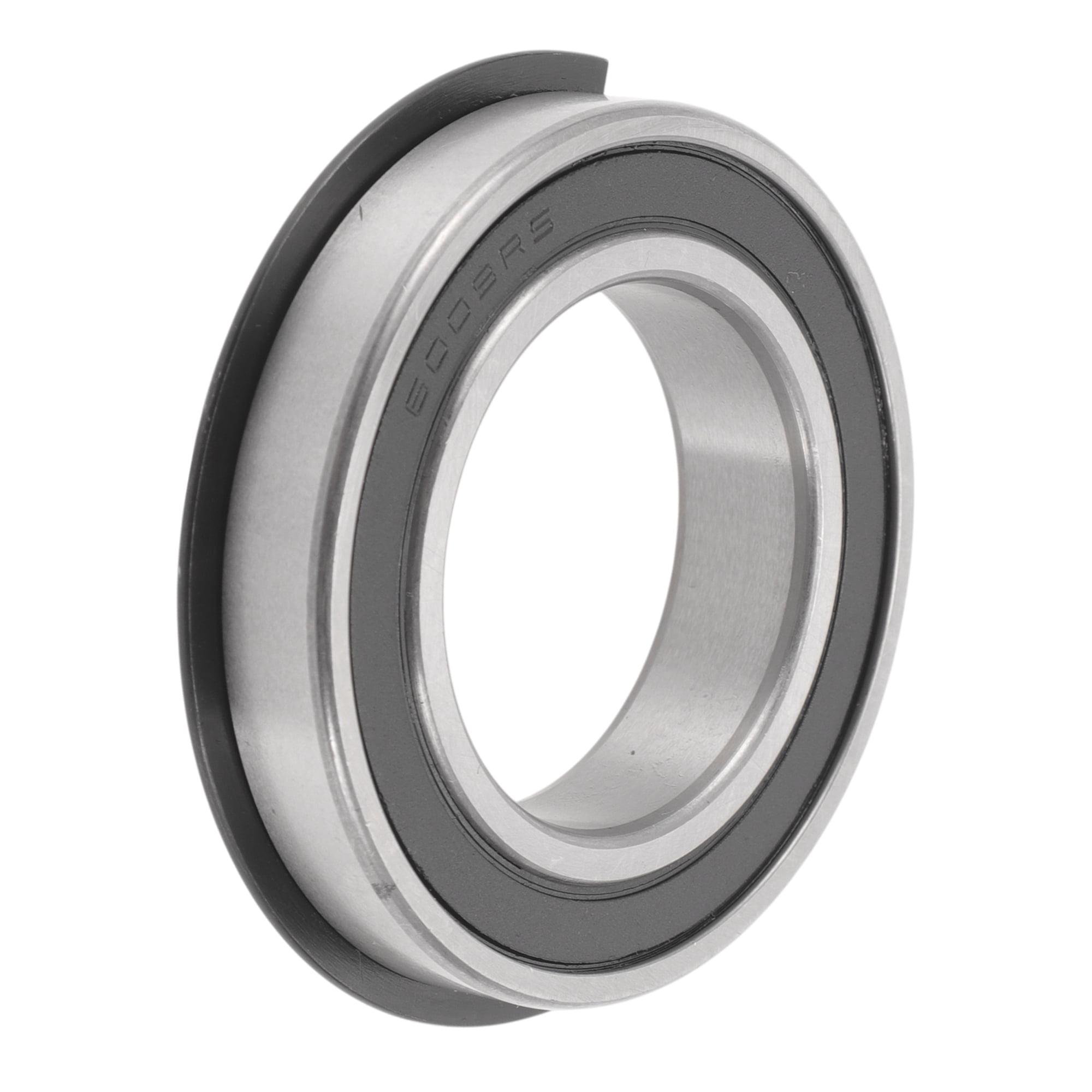 Unique Bargains 6009NR2RS Deep Groove Ball Bearings 45x75x16mm P0 Double Rubber Seal Lubricated Bearings 1 Pc Car Scooter Skateboard Wheel Universal Silver Tone Black