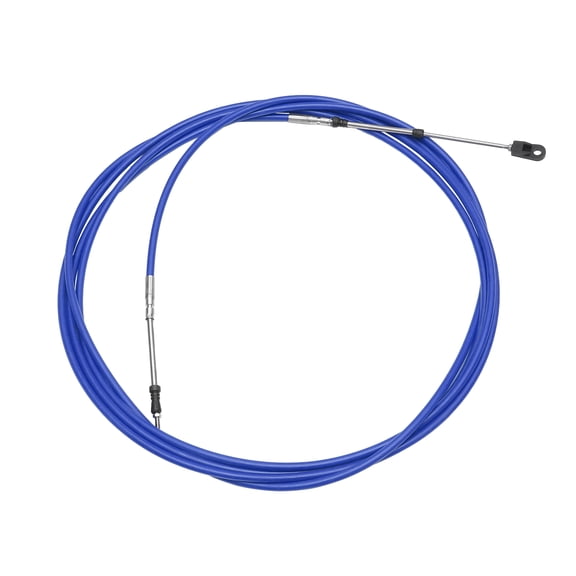Unique Bargains 600cm 20FT 33C/3300 Marine Boat Throttle Shift Control Cable Blue with Fastening Head