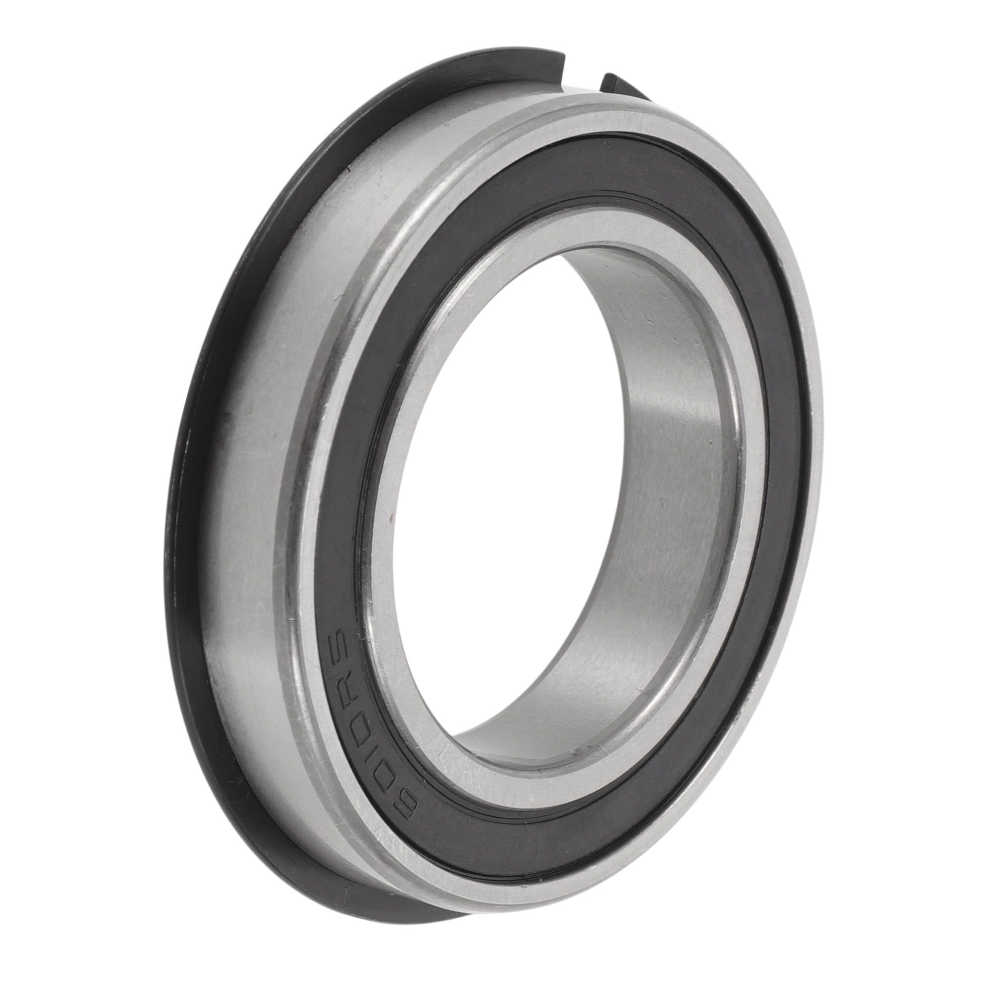 Unique Bargains 6010NR2RS Deep Groove Ball Bearings 50x80x16mm P0 Double Rubber Seal Lubricated Bearings 1 Pc Car Scooter Skateboard Wheel Universal Silver Tone Black