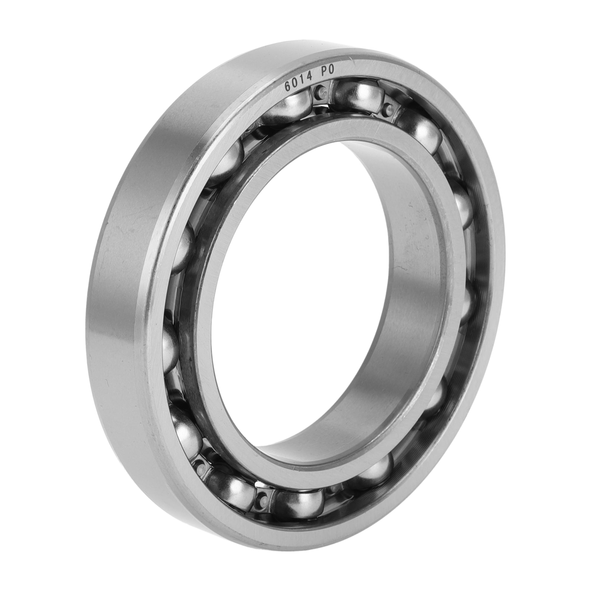 Unique Bargains 6014 Deep Groove Ball Bearings P0 70x110x20mm Lubricated Bearings Open Type Silver Tone Scooter Skateboard Wheel