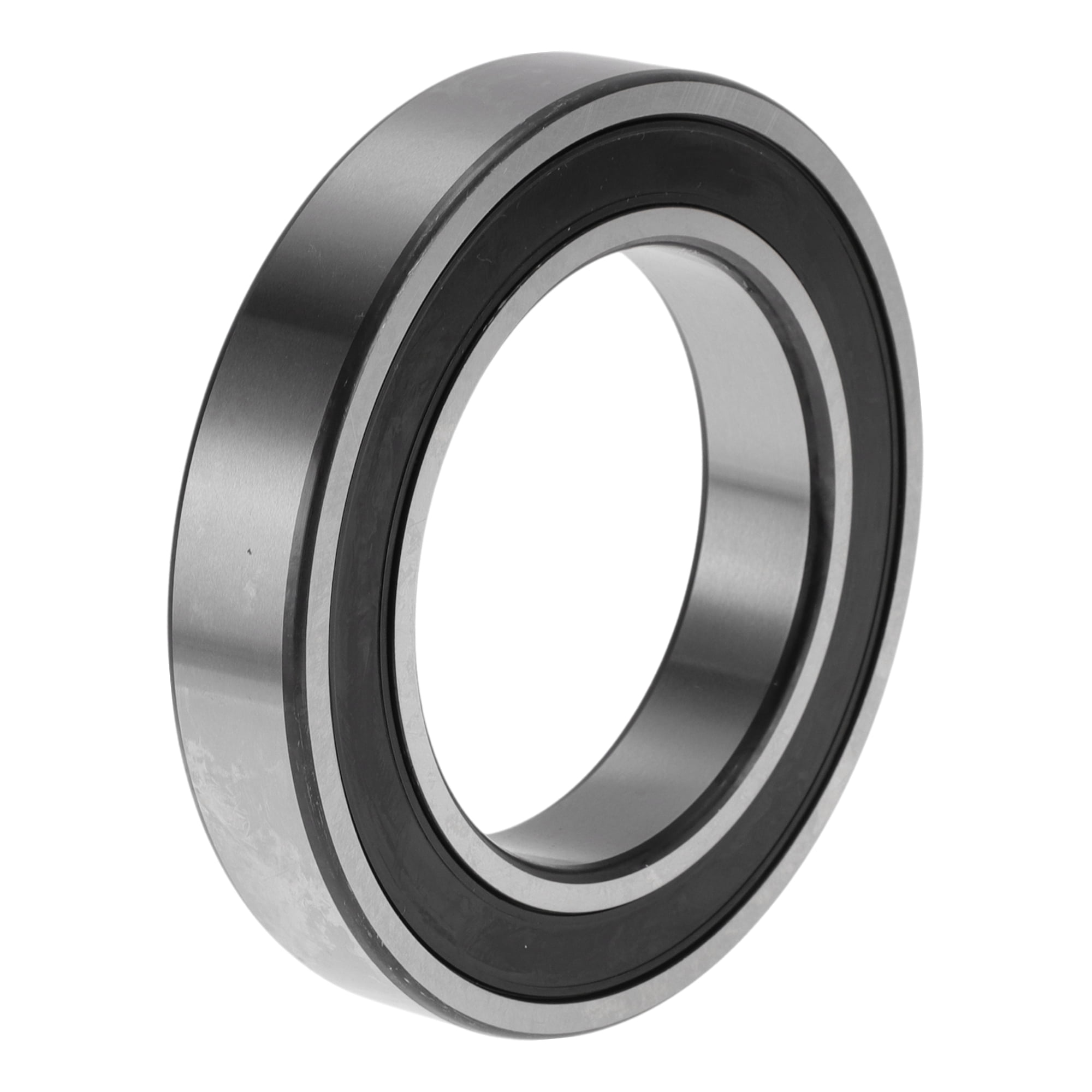 Unique Bargains 6014DDU Deep Groove Ball Bearings 70x110x20mm P4 Double Rubber Seal Lubricated Bearings 1 Pcs Car Silver Tone,Black