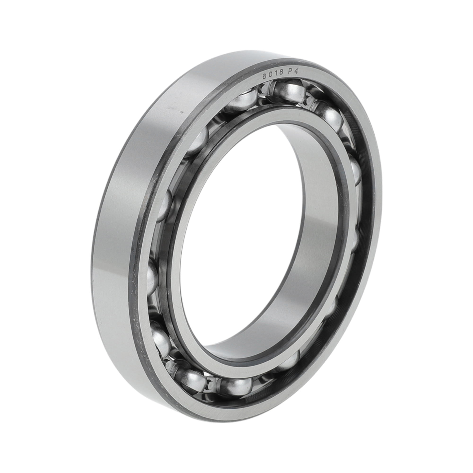 Unique Bargains 6018 Deep Groove Ball Bearings 90x140x24mm P4 Open Type Lubricated Bearings 1 Pc Car Scooter Skateboard Wheel Universal Silver Tone