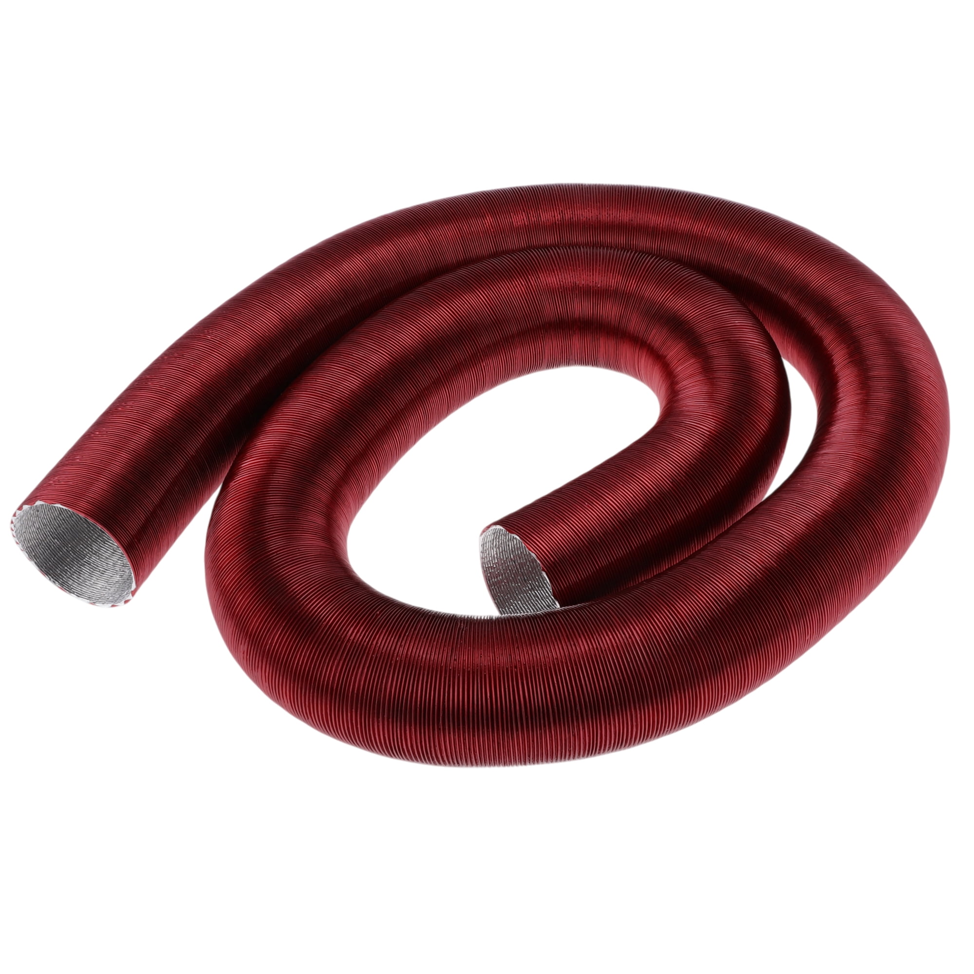 Unique Bargains 60mm Dia 300cm Car Heater Duct Pipe   Aluminum Foil Warm Air Ducting Hose for Diesel Heater Red