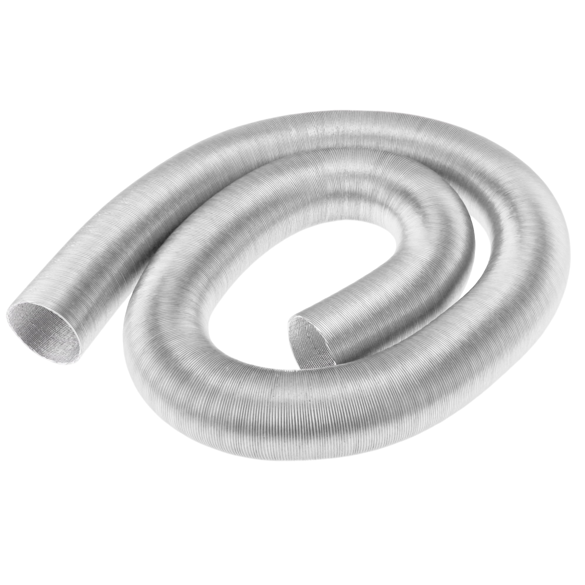 Unique Bargains 60mm Dia 300cm Car Heater Duct Pipe   Aluminum Foil Warm Air Ducting Hose for Diesel Heater Silver Tone