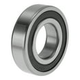 thumbnail image 1 of Unique Bargains 62/32 2RS Deep Groove Ball Bearings 32x65x17mm P4 Double Rubber Seal Lubricated Bearings 1 Pcs Car Silver Tone,Black, 1 of 6