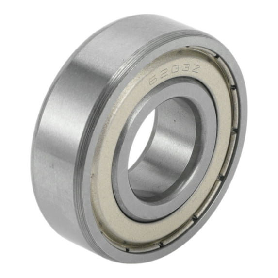 Unique Bargains 6203ZZ Deep Groove Ball Bearings 17x40x12mm P5 Double Metal Seal Lubricated Bearings 1 Pc Car Scooter Skateboard Wheel Universal Silver Tone