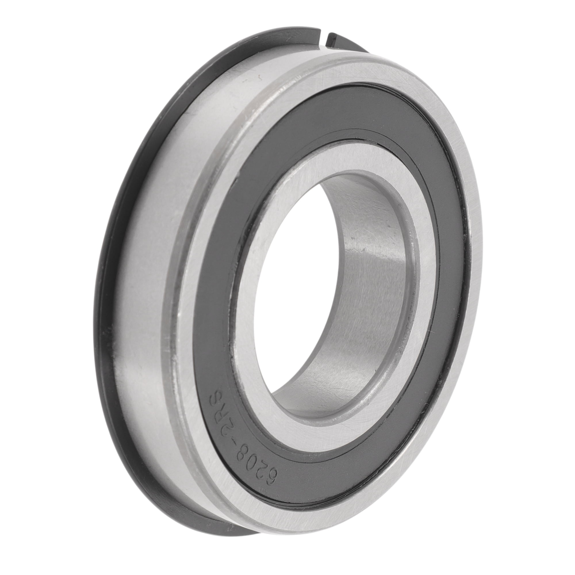 Unique Bargains 6208NR2RS Deep Groove Ball Bearings 40x80x18mm P0 Double Rubber Seal Lubricated Bearings 1 Pc Car Scooter Skateboard Wheel Universal Silver Tone Black