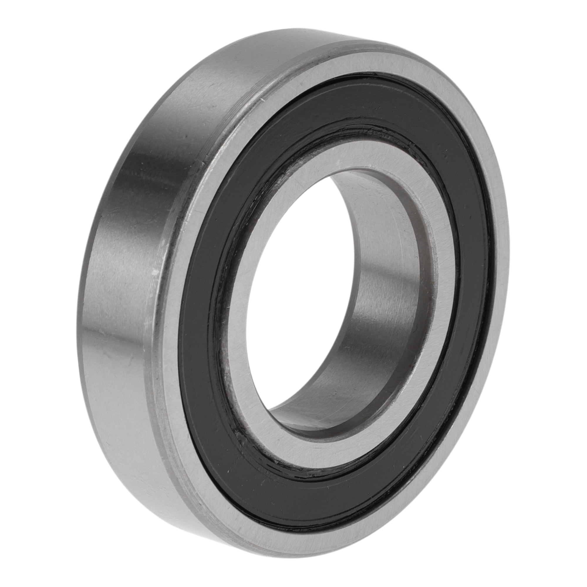 Unique Bargains 6208VV Deep Groove Ball Bearings 40x80x18mm P4 Double Rubber Seal Lubricated Bearings 1 Pcs Car Silver Tone,Black