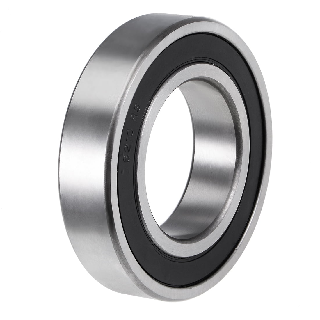 Unique Bargains 6210-2RS Deep Groove Double Shielded Carbon Steel Ball Bearings