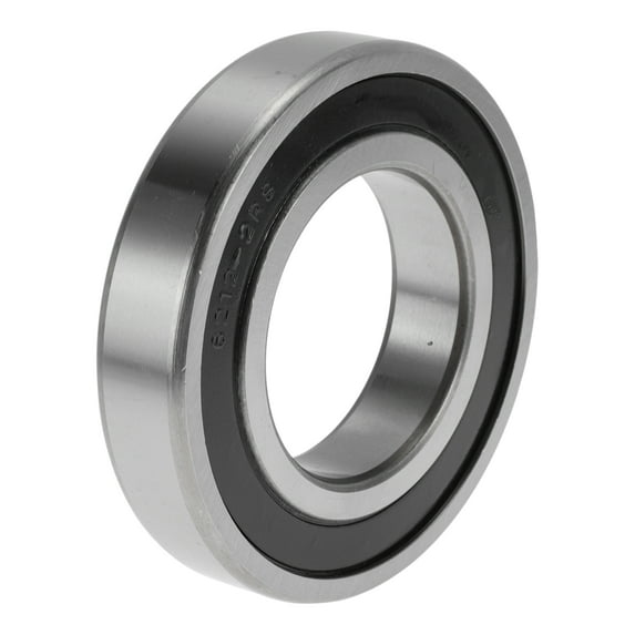 Unique Bargains 6212VV Deep Groove Ball Bearings 60x110x22mm P4 Double Rubber Seal Lubricated Bearings 1 Pcs Car Silver Tone,Black
