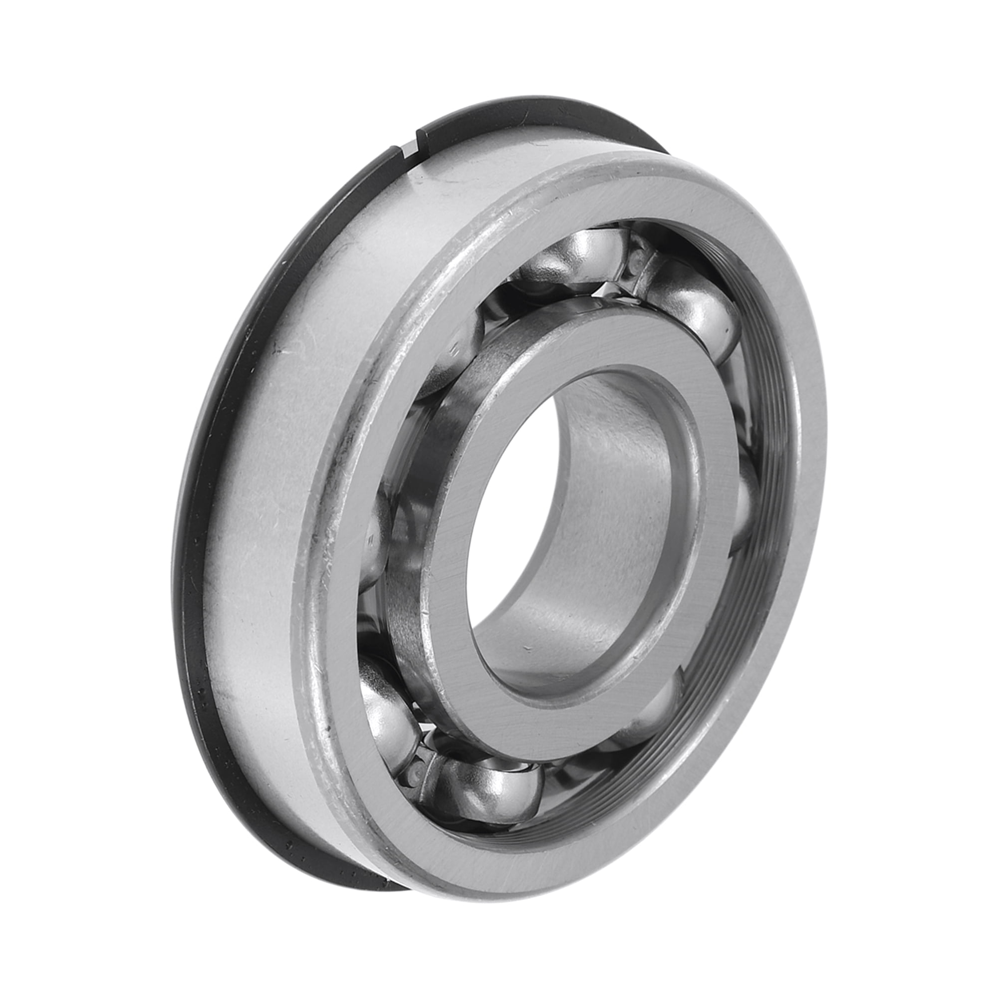 Unique Bargains 6306NR Deep Groove Ball Bearings 30x72x19mm P0 Open Type Lubricated Bearings 1 Pc Car Scooter Skateboard Wheel Universal Silver Tone