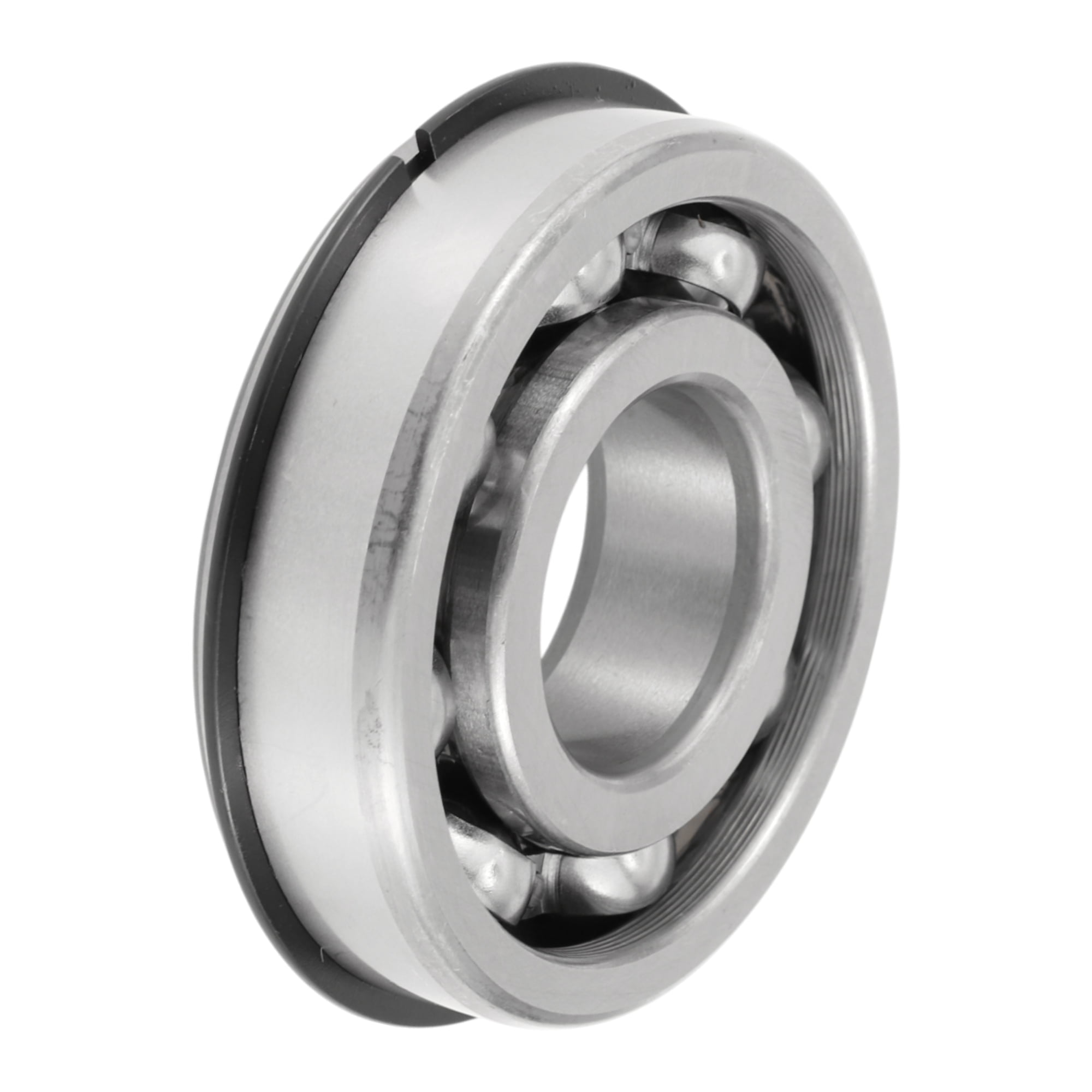 Unique Bargains 6306NR Deep Groove Ball Bearings 30x72x19mm P4 Open Type Lubricated Bearings 1 Pcs Car Scooter Skateboard Wheel Universal Silver Tone