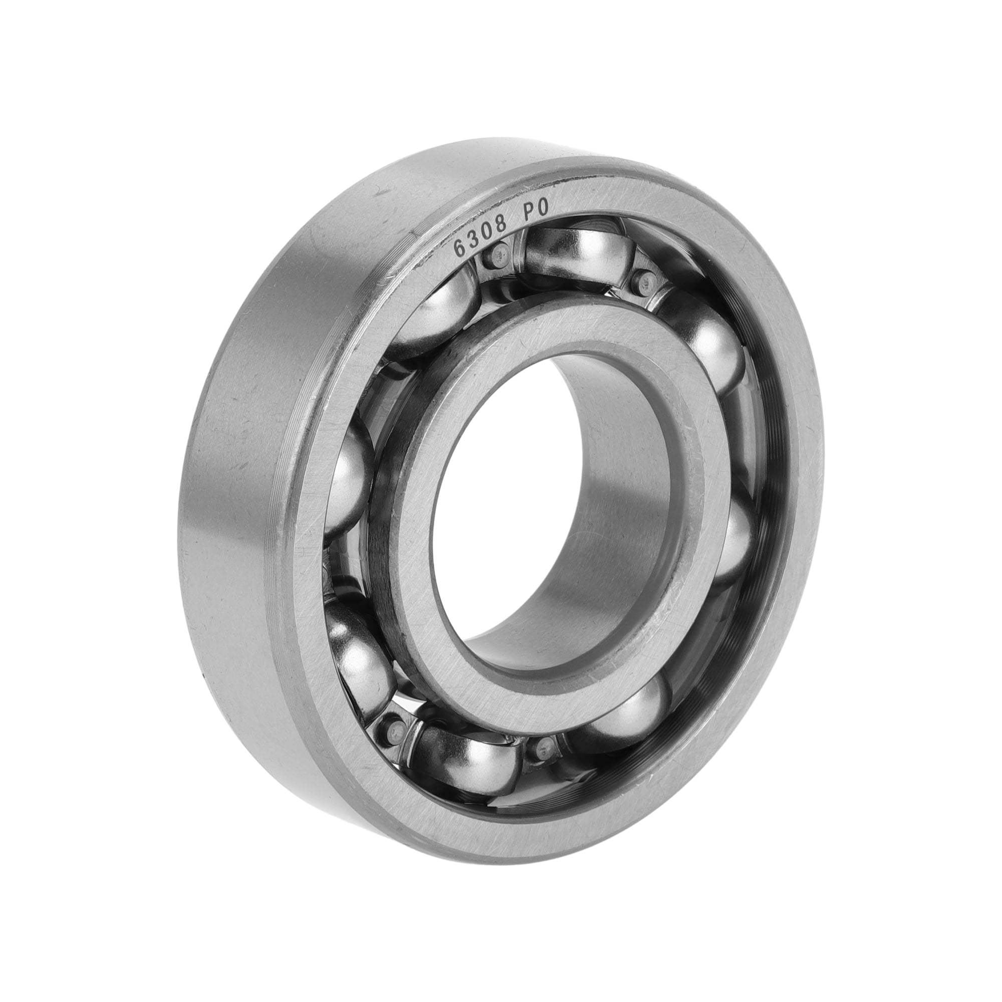 Unique Bargains 6308 Deep Groove Ball Bearings P0 40x90x23mm Lubricated Bearings Open Type Silver Tone Scooter Skateboard Wheel