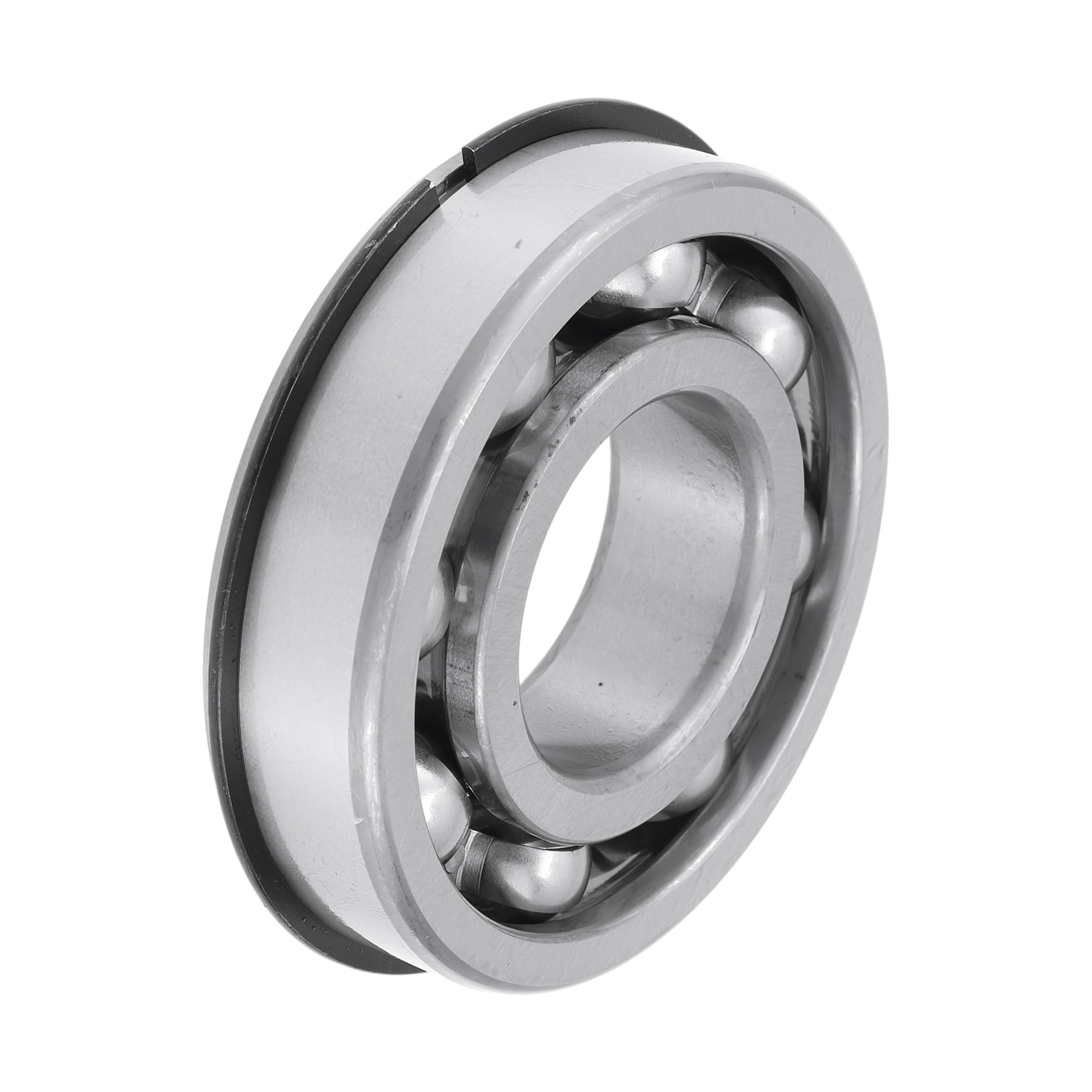 Unique Bargains 6309NR Deep Groove Ball Bearings 45x100x25mm P0 Open Type Lubricated Bearings 1 Pc Car Scooter Skateboard Wheel Universal Silver Tone
