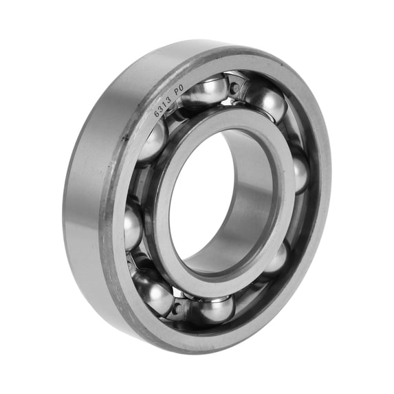 Unique Bargains 6313 Deep Groove Ball Bearings P0 65x140x33mm Lubricated Bearings Open Type Silver Tone Scooter Skateboard Wheel
