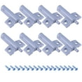 thumbnail image 1 of Unique Bargains 64mm Length ABS Plastic Door Furniture Soft Closer Damper Buffer Gray 8Pcs, 1 of 4