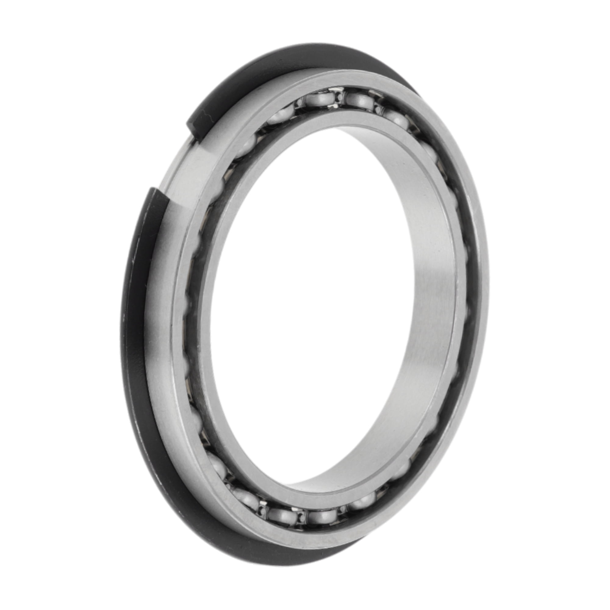 Unique Bargains 6811NR Deep Groove Ball Bearings 55x72x9mm P5 Open Type Lubricated Bearings 1 Pc Car Scooter Skateboard Wheel Universal Silver Tone
