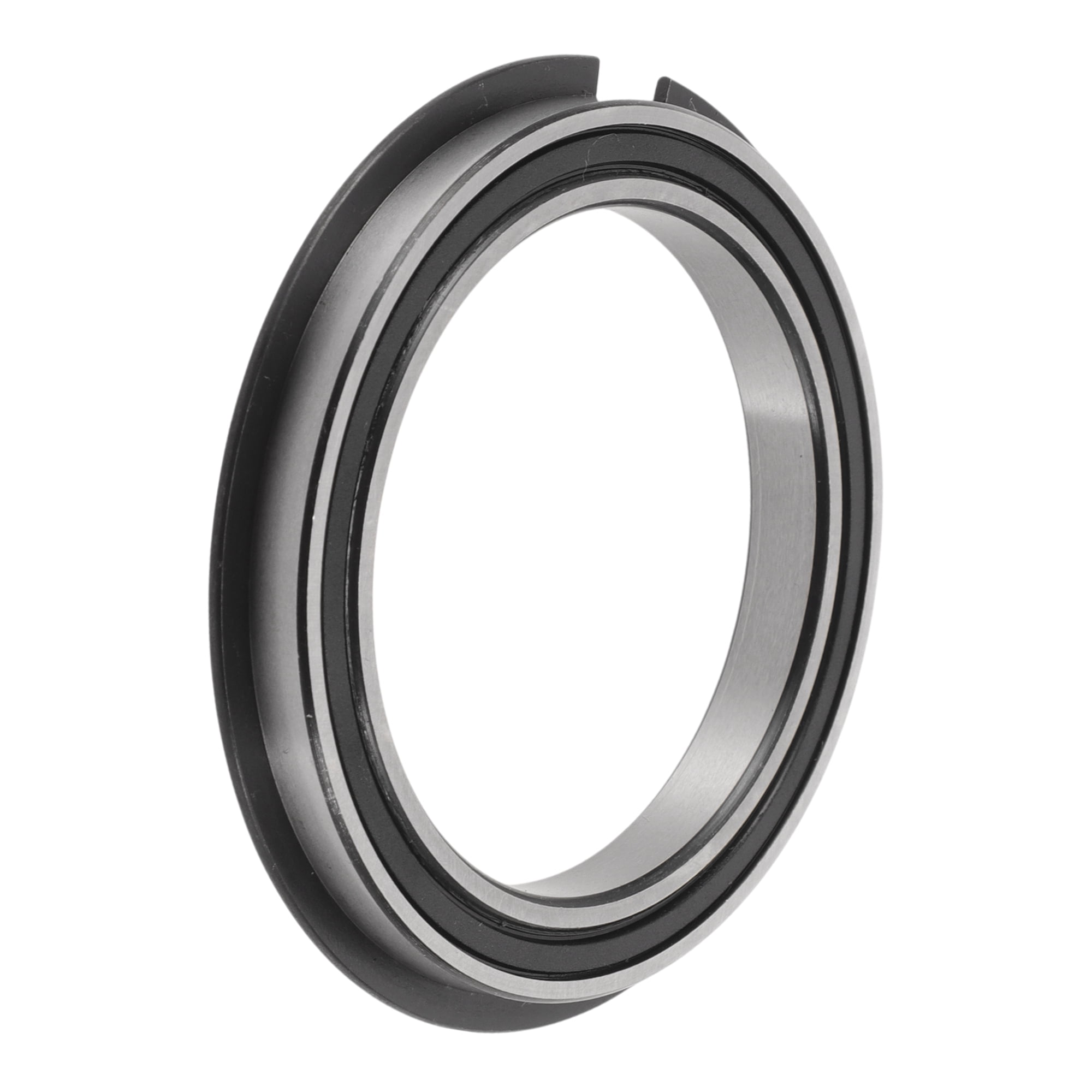 Unique Bargains 6813NR2RS Deep Groove Ball Bearings 65x85x10mm P0 Double Rubber Seal Lubricated Bearings 1 Pc Car Scooter Skateboard Wheel Universal Silver Tone Black