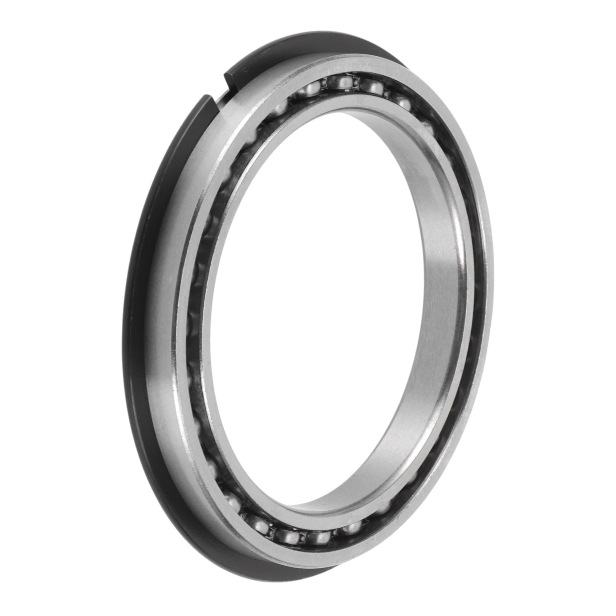 Unique Bargains 6814NR Deep Groove Ball Bearings 70x90x10mm P6 Open Type Lubricated Bearings 1 Pcs Car Scooter Skateboard Wheel Universal Silver Tone
