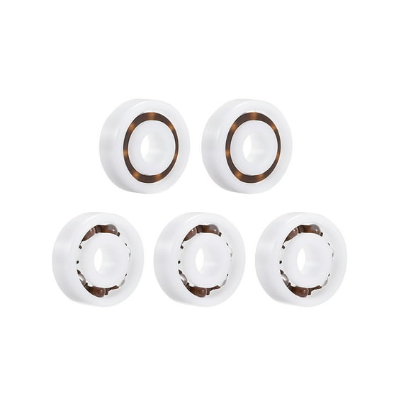 Unique Bargains 685 Plastic Bearings 5x11x4mm Glass Ball Nylon Cage 5 pcs Model 628