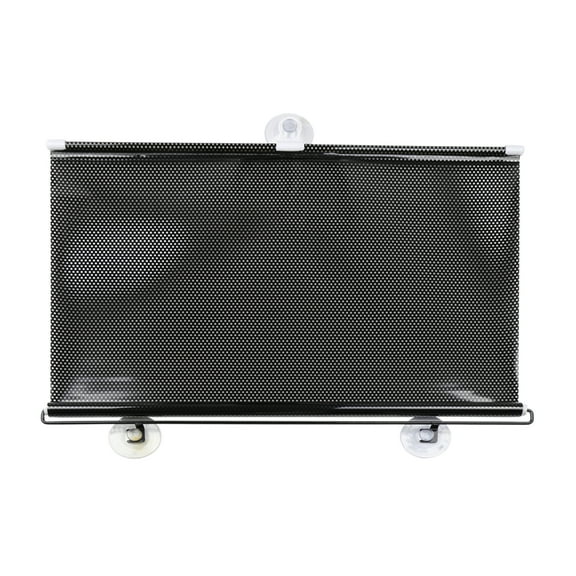 Unique Bargains 68x125cm Roller Vehicle Black Windshield Automatic Retractable Insulation Sun Shield