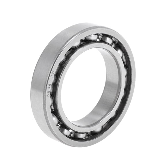 Unique Bargains 6906 Deep Groove Ball Bearings P0 30x47x9mm Lubricated Bearings Open Type Silver Tone Scooter Skateboard Wheel